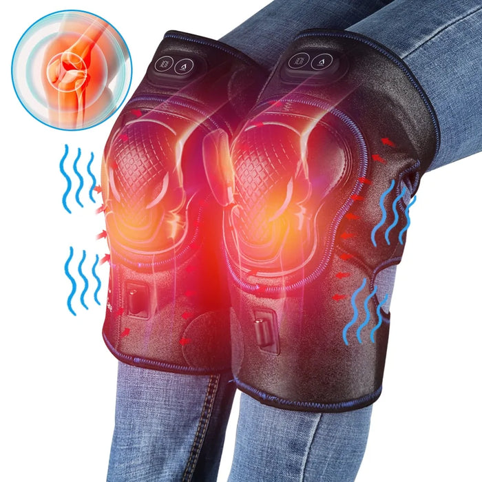 Knee Brace Support Wrap Massager Infrared Heating Hot Therapy - ShopSwiftly