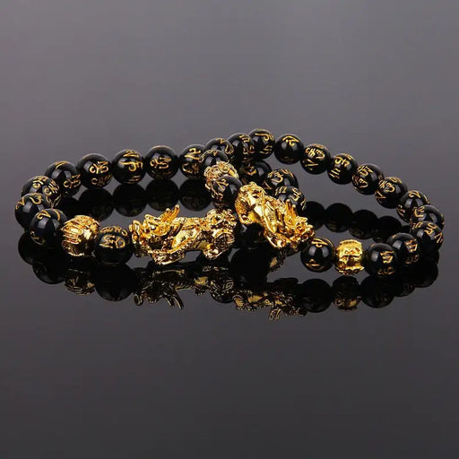 Feng Shui Wealth Bracelet: Black Beads - ShopSwiftly