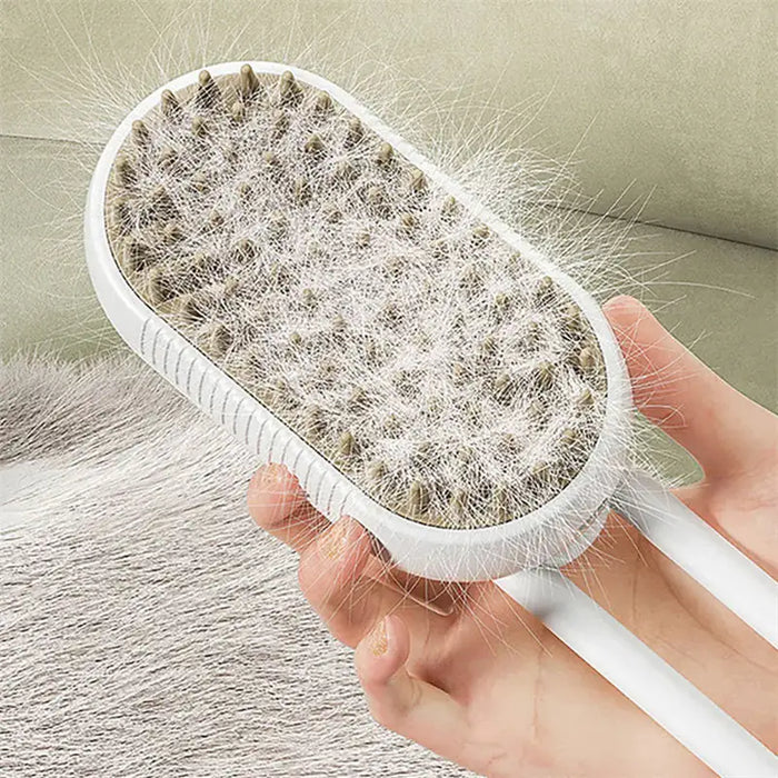 Cat Steam Brush Steamy Dog Brush 3 In 1 Electric Spray Cat Hair Brushes For Massage Pet Grooming Comb Hair Removal Combs Pet Products - ShopSwiftly