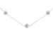 Sterling Silver Diamond Station Necklace (1/2 cttw, I-J Color, I1-I2 Clarity) - ShopSwiftly