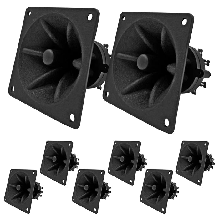 5Core Tweeter 3.25" x 3.25" 40W Component Square Driver Replacement Piezo Super Horn