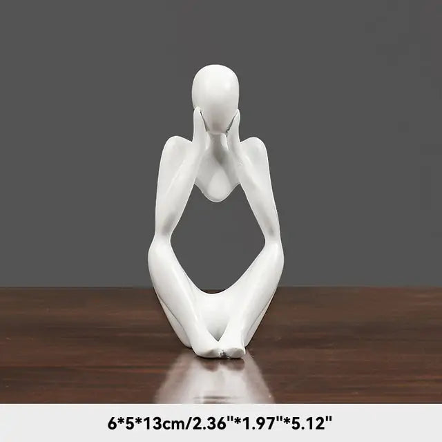 The Thinker Abstract Figurine - ShopSwiftly