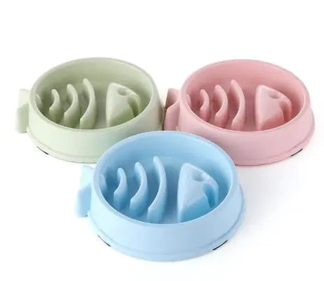 Fish Design Pet Food Bowl