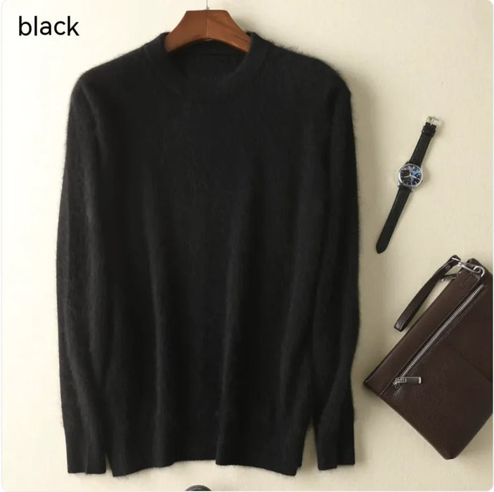 Thick Cashmere Round Neck Sweater