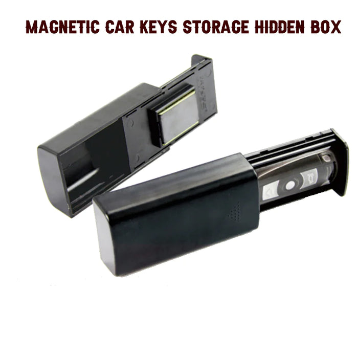 Magnetic Key Safe Box – Black Hidden Key Holder