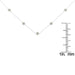 Sterling Silver Diamond Station Necklace (1/2 cttw, I-J Color, I1-I2 Clarity) - ShopSwiftly