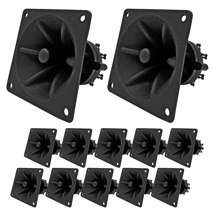 5Core Tweeter 3.25" x 3.25" 40W Component Square Driver Replacement Piezo Super Horn