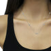 Sterling Silver Diamond Station Necklace (1/2 cttw, I-J Color, I1-I2 Clarity) - ShopSwiftly