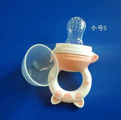 Silicone Teether & Fresh Food Feeder for Babies (3-12 Months)