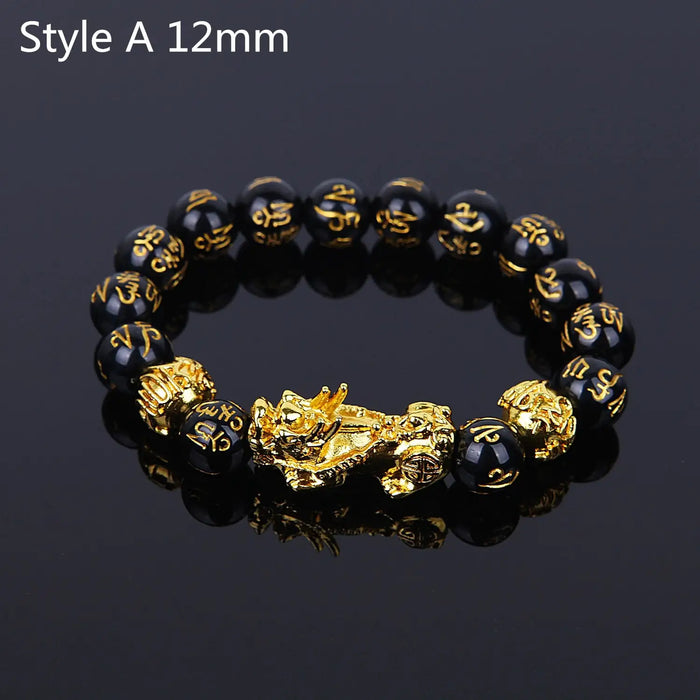 Feng Shui Wealth Bracelet: Black Beads - ShopSwiftly