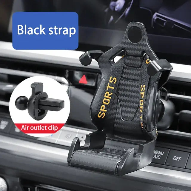 Car Racing Seat Phone Holder - ShopSwiftly