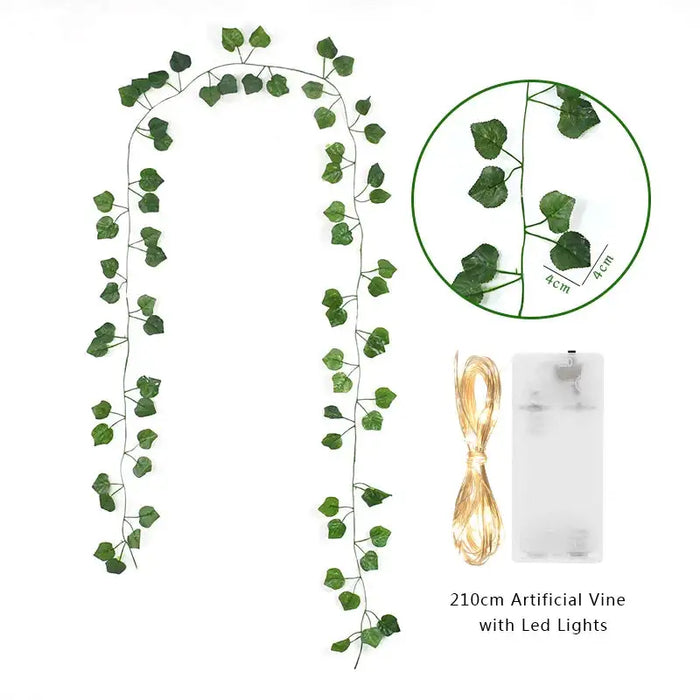 Green Leaf String Lights - ShopSwiftly