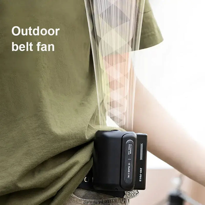 Portable Rechargeable Mini Waist Fan - ShopSwiftly