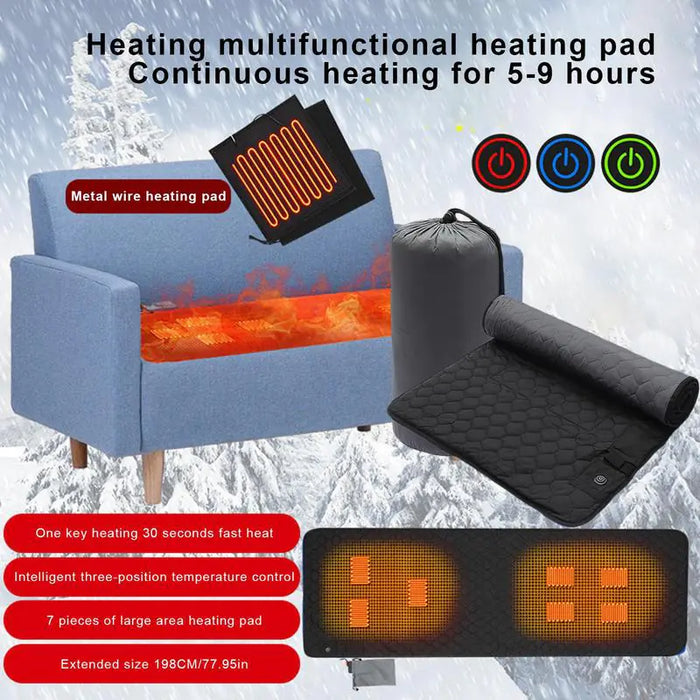 Outdoor USB Heating Sleeping Mat - ShopSwiftly