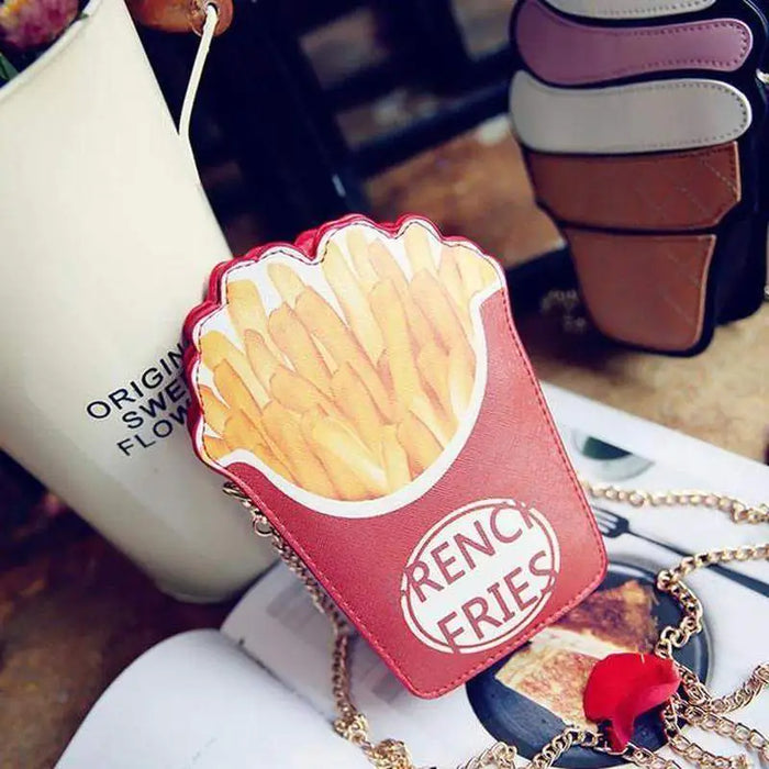 Fries Food Design Side Bag