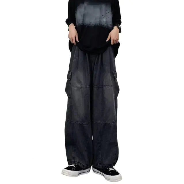 Women's Baggy Cargo Jeans