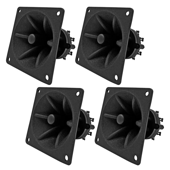 5Core Tweeter 3.25" x 3.25" 40W Component Square Driver Replacement Piezo Super Horn