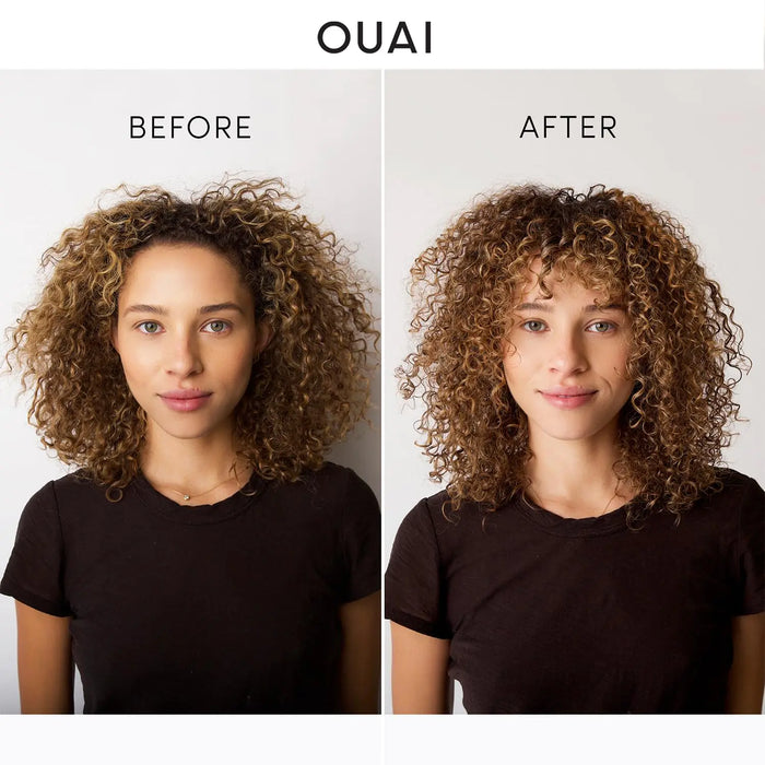 OUAI Curl Cream - Curl Defining Cream for Hydrated, Shiny Curls - Babassu and Coconut Oil, Linseed and Chia Seed Oil - Paraben, Phthalate, Sulfate and Silicone Free Curly Hair Products (8 Fl Oz) 8 Ounce (Pack of 1) 8.0