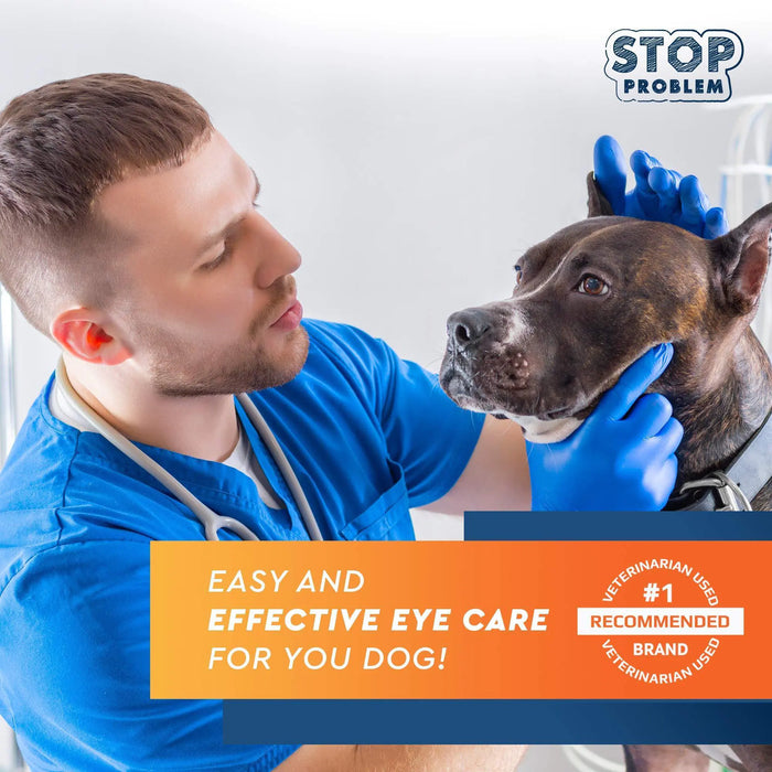 All Pets Eye Wash Drops for Relieve Pink Eye Allergies Symptoms Treatment