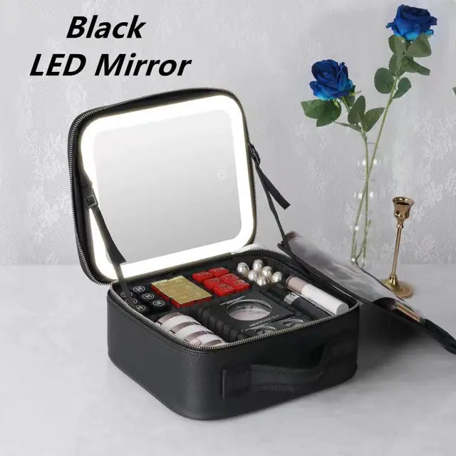 LED Light Cosmetic Bag - ShopSwiftly