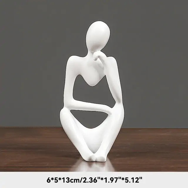 The Thinker Abstract Figurine - ShopSwiftly