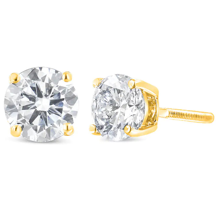 14K Yellow Gold Earrings