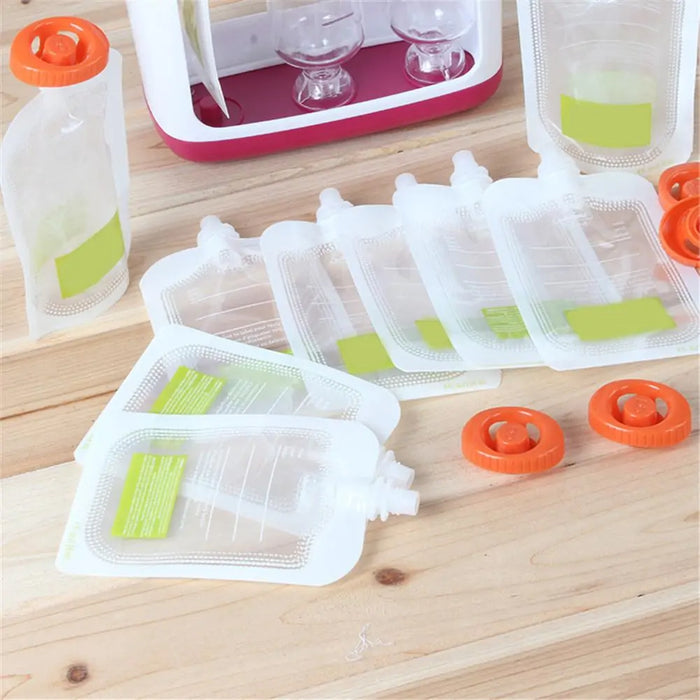 DIY Baby Food Squeeze Station