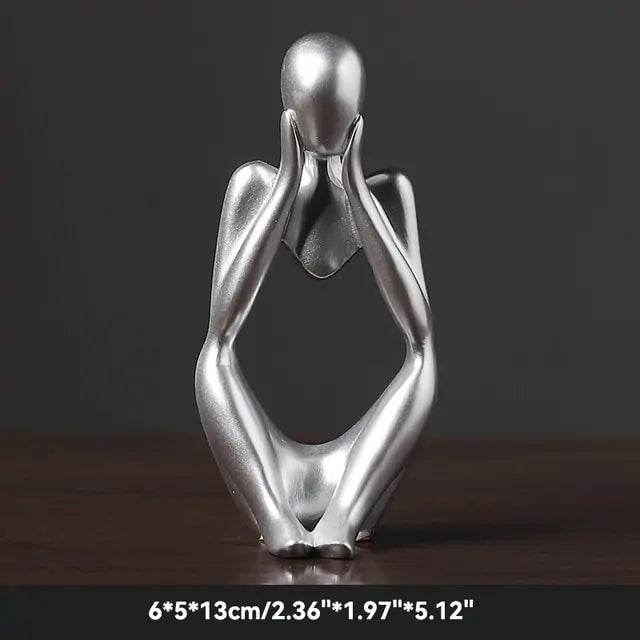 The Thinker Abstract Figurine - ShopSwiftly