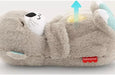 Fisher-Price Sound Machine Soothe 'n Snuggle Otter Portable Plush Baby Toy with Sensory Details Music Lights & Rhythmic Breathing Motion - ShopSwiftly