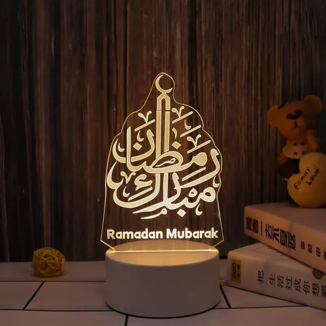 Muslim Festival Eid Mubarak Decorative Lamp