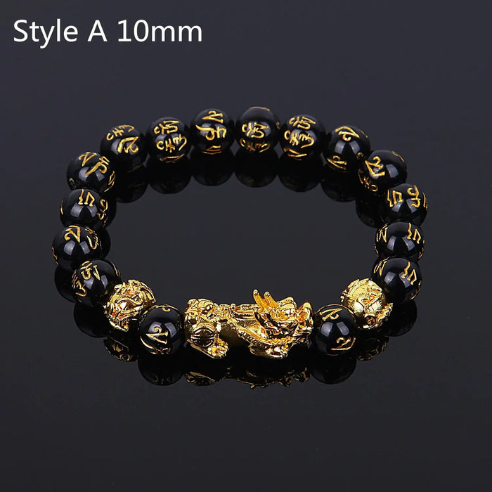 Feng Shui Wealth Bracelet: Black Beads - ShopSwiftly