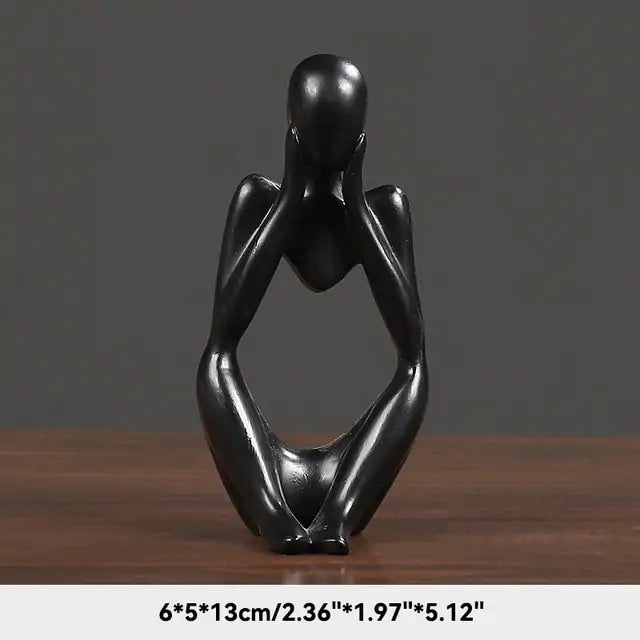 The Thinker Abstract Figurine - ShopSwiftly