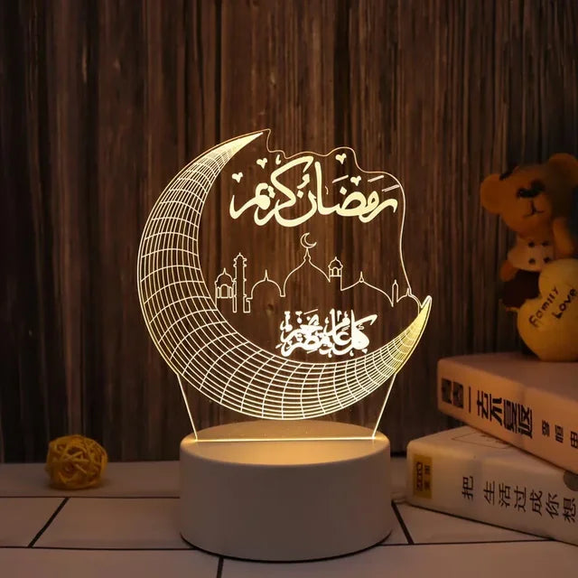 Muslim Festival Eid Mubarak Decorative Lamp