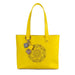 Sprout Leather Tote -Lemon - ShopSwiftly