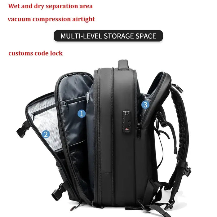 Vacuum Compression Backpack - ShopSwiftly