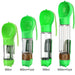 Food Feeder Drinker And Poop Dispenser - Green / 500 Milliliter