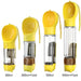 Food Feeder Drinker And Poop Dispenser - Yellow / 300 Milliliter