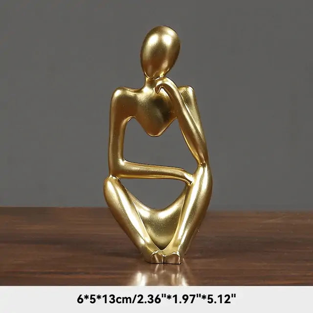 The Thinker Abstract Figurine - ShopSwiftly