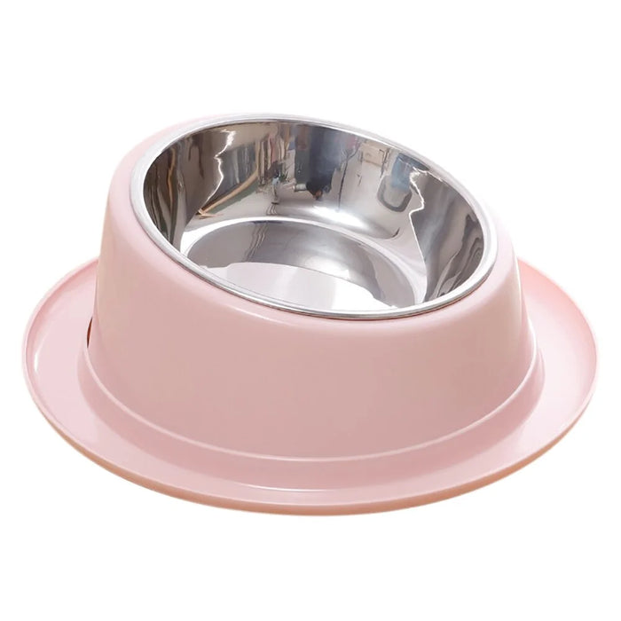 Hat Shaped Pet Food Bowl - Pink / 8.5 X 22 X 6CM