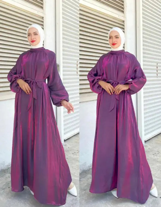 Abaya Hijab Dress with Sleeves