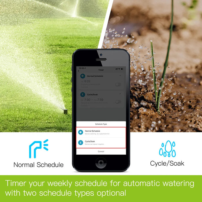 Garden Irrigation Bluetooth Graffiti APP Sprinkler Timer Watering Device