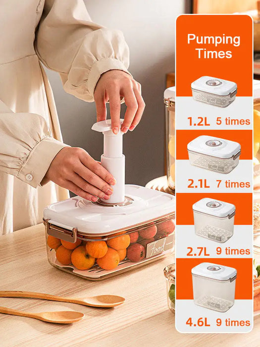 Vacuum Sealed Food Storage Box & Sealer