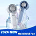 2024 Summer Gadget Handheld Turbo Jet Fan Mini Portable Ice Cold Fan Generation Brushless Motor Wind High Speed Duct Fans Violent Blower - ShopSwiftly