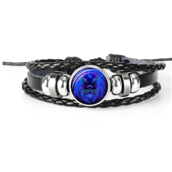 Zodiac Constellation Bracelet Braided Design Bracelet For Men Women Kids - ShopSwiftly