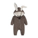 Rabbit Ear Hooded Baby Rompers - ShopSwiftly