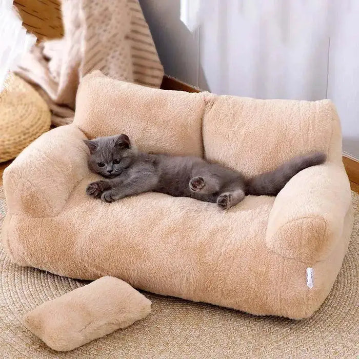 Luxury Soft Warm Pet Sofa - ShopSwiftly