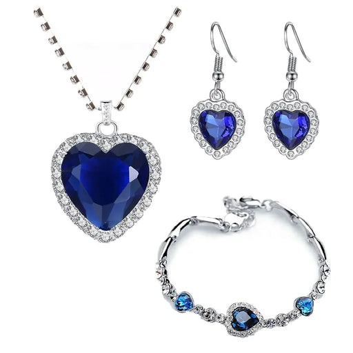 Titanic Heart of Ocean Inspired Jewelry for Women - ShopSwiftly