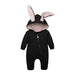 Rabbit Ear Hooded Baby Rompers - ShopSwiftly