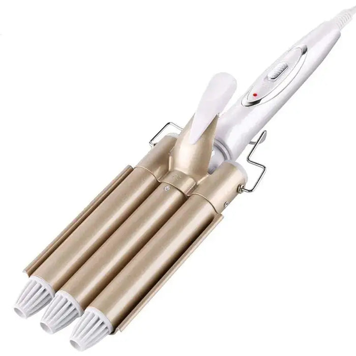 Electric Triple Barrel Curling Iron - ShopSwiftly