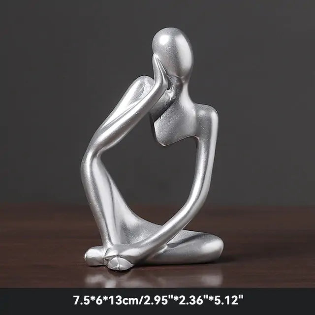 The Thinker Abstract Figurine - ShopSwiftly